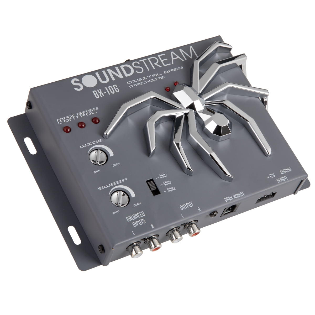Digital Bass Enhancer SoundStream BX-10X Bass Restoration Processor -  Parametric EQ With Remote Control Car Sound System
