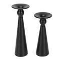 thumbnail image 4 of Pillar Candle Holder Black Candle Holder Durable Exquisite Texture 2Pcs for Home ANGGREK Otros, 4 of 8