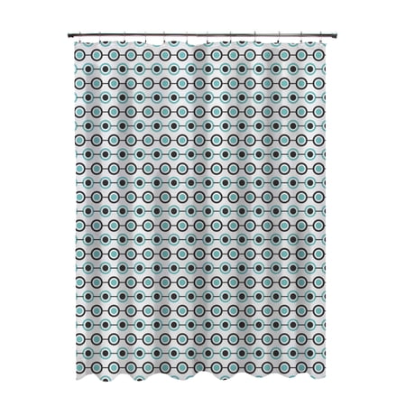 Kenney Medium Weight Decorative PEVA Shower Curtain Liner, 70" W x 72" H, Lots of Dots