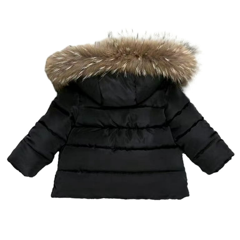 Girls Warm Fleece Jacket Zip Up Faux Shearling Chunky Outerwear