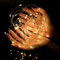 3/5/10M USB LED String Lights Copper Silver Wire Garland Light