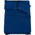 thumbnail image 1 of Juego de sábanas Utopia Bedding King de microfibra cepillada, 4 piezas, 1 of 7