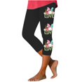 thumbnail image 1 of Pantalones de Ajuste Seco de la Moda de las Mujeres Imprimidas Leggings, Deporte de Yoga Elástico de Poliéster Elástico Respirable, 1 of 7