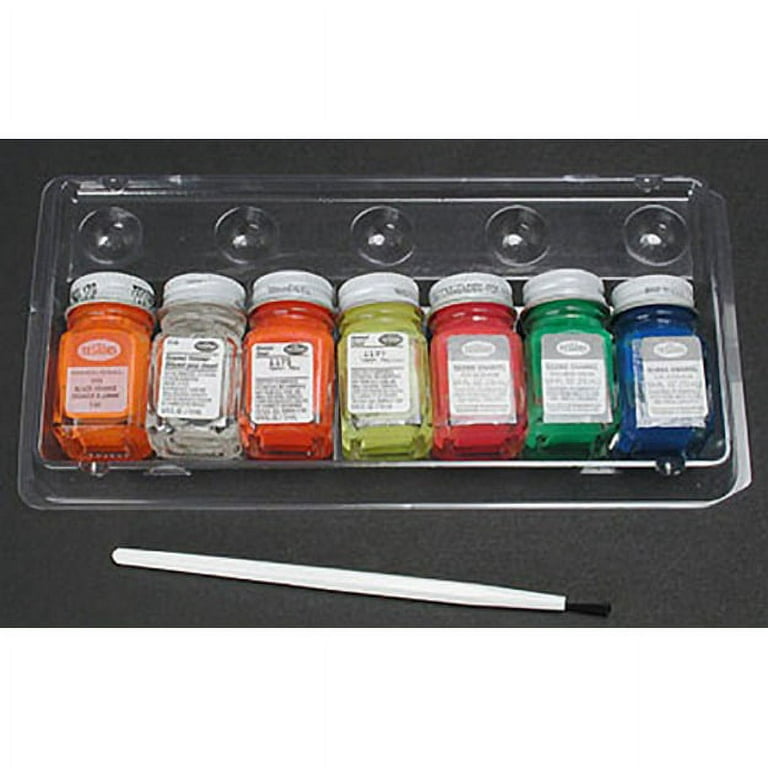 Enamel Paint Set, 9132x, Fluorescent, Excellent for Use on Almost Any Surface Imaginable: Wood, Leather, Plastic, Metal, Ceramic, Paper, canvas,.., by