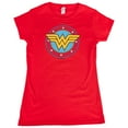 thumbnail image 2 of Wonder Woman Vintage Stars Logo Women's T-Shirt-Large, 2 of 2