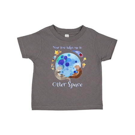 

Inktastic Your Love Takes me to Otter Space Gift Toddler Boy or Toddler Girl T-Shirt