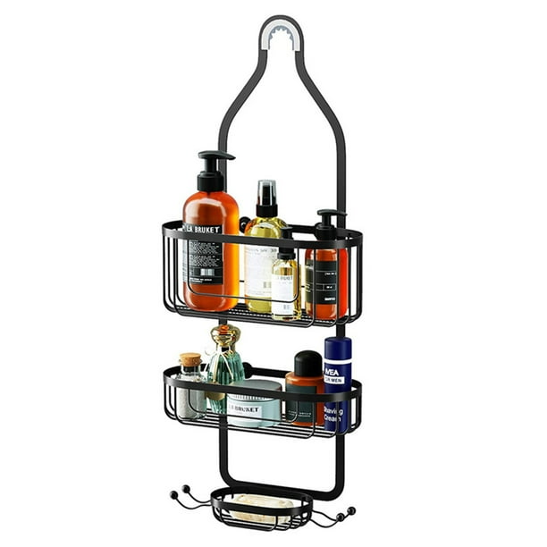 Bathroom Shower Basket Shelf Hanging Shower Hook for Shampoo