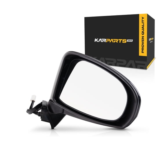 For Toyota Prius 2010 11 12 13 14 2015 Door Mirror Passenger Side | Heated | Power Glass | Paintable | Manual Folding | With Cover | Replacement For TO1321262 | 8791047180