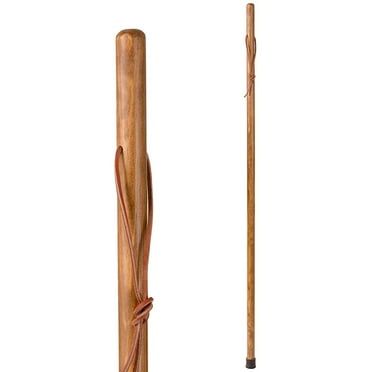 Brazos 55" Free Form Pine Walking Stick, Tan