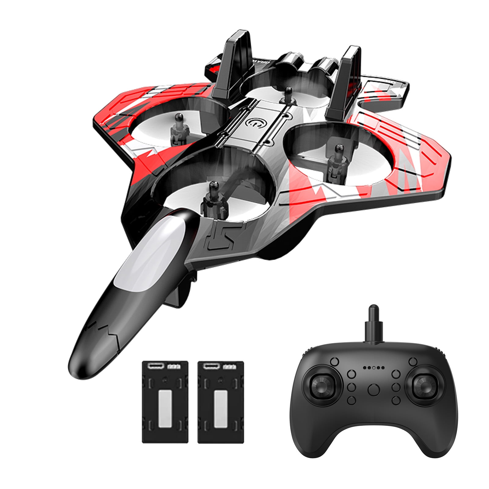 Radio Control Airplanes,Foam RC Airplane Jet , Remote Control Airplanes ,With 2 Batteries, RC Planes for Kids Adults 8-16, 360° Flip Fighter Jet Toys, Stunt Roll, Airplane drone for kids Toy Gifts