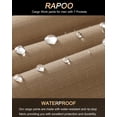 thumbnail image 4 of Pantalones de trabajo Rapoo Tactical Cargo para hombre con cintura elástica, color caqui, 4 of 6