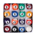 thumbnail image 4 of Ensemble de Boules de Billard 25MM / 38MM en Résine Petites Boules de Queue de Billard Ensemble Complet 25MM, 4 of 7
