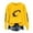 A4 Yellow, variant on Football Mom Sweatshirts for Women Game Day Long Sleeve Crew Neck Sports Mom Must Have Football Print Sports Weekend Hiking Loose Fit Pullover Sweaters Gift Sunday Funday Sweatshirt Dark Gray