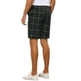 thumbnail image 3 of NOMADIC NOOK Plaid Shorts for Men's Regular Fit Flat Front Summer Chino Shorts 2 Pack, 3 of 5
