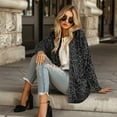 thumbnail image 4 of SCRAWLGOD Leopard Print Cardigan Jacket for Women Lightweight Sweater Tops for Women Trendy Size S Long Sleeve Ladies Cardigan with Pockets Stretchy Work Cardigan, 4 of 7