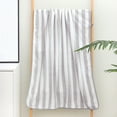 thumbnail image 4 of VOTRUDI Coral Fleece Bath Towel 27.6x55.1 Inch - High Absorbency Non-Shedding Plush Polyester, Blue White Striped, Multi-Use for Home Gym Beach Travel, Soft Skin-Friendly, 4 of 6