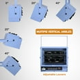 thumbnail image 6 of WiFi Smart Electric Garage Heater, 5000W Ceiling Mount Space Heater, 240-Volt Hard-Wired Heater Fan-Forced Shop Heater with Digital Thermostat, 12H Timer, Remote Control, Blue, 6 of 12