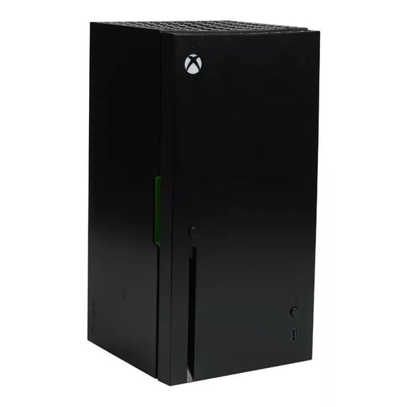Refrigerador frigobar Xbox Ukonic xbox mini refri color negro con capacidad de 4.5L 127V