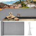 thumbnail image 1 of xft (.x.m) Privacy Screen Fence Garden Windscreen Mesh Shade Sail Net Barrier Reinforced Bindings and Brass Grommets Cable Zip Ties Included, 1 of 6