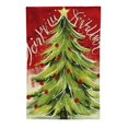 thumbnail image 2 of PHYHOO  Merry Christmas Garden Flag Double Sided, Christmas Tree Xmas Winter Holiday Yard Outdoor Decorative Flag White, 2 of 6
