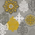 thumbnail image 3 of Roberts, Ellie 15x15 Black Modern Framed Museum Art Print Titled - Decorative Ornaments In Gold I, 3 of 5