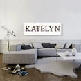 thumbnail image 2 of ARTCANVAS KATELYN Girls Name Room Decor Canvas Art Print - Size: 48" x 16" (1.50" Deep), 2 of 9