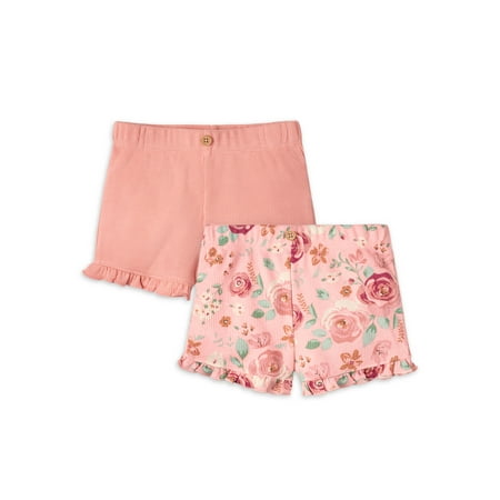 

Modern Moments by Gerber Baby Girl Shorts 2-Pack Sizes 0/3M-24M