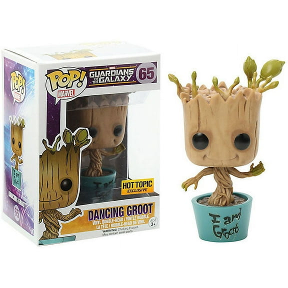 Marvel Guardians of the Galaxy Pop! Vinyl Bobblehead I Am Groot Dancing Groot [Exclusive]