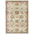 thumbnail image 1 of Dynamic Rugs JN466883130 Tapis Rectangulaire Transitionnel 3 Pi. 11 Po. x 5 Pi. 7 Po. Juno 6883 - 130 Ivoire & Rouge, 1 of 1