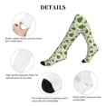 thumbnail image 5 of Rateoe Green Avocado Compression Socks for Women and Men 20-30mmHg-Circulation Support Socks Knee High Nurse Pregnant Running Medical and Travel Athletic, 5 of 7