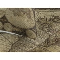 thumbnail image 3 of Ambesonne World Map Quilted Coverlet 3 Pcs, Historic Old Atlas, King Size, Multicolor, 3 of 4
