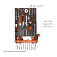 thumbnail image 4 of Tool Storage Rack, ABS 2 Panels Sturdy 15KG Bearing Capacity Wall Mounted Pegboard  for Screwdriver, 4 of 8