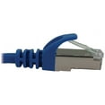 thumbnail image 3 of Tripp Lite Cat6a 10G Snagless Shielded Slim STP Ethernet Cable (RJ45 M/M), PoE, Blue, 1 ft. (0.3 m) - 1 ft Category 6a Network Cable for Network Device, Server, Switch, Router, Hub, Printer, Computer,, 3 of 6