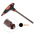 thumbnail image 3 of Unique Bargains 8mm Ball End Hex Key T-Handle Wrench Spanner, Metric S2 Steel, 3 of 5