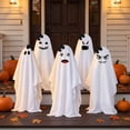 thumbnail image 6 of Tumao Halloween Decorations Outdoor, Light Up Spooky Ghosts Decoration, Cute Halloween Decorations Indoor, DIY Ghost Kit Decor with Emoji Stickers Bow for Party, Yards, Porch, Gardens, 6 of 7