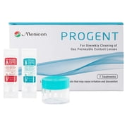 Menicon Progent Biweekly Contact Lens Cleaner - Removes Protein Deposits (7 Treatments)