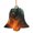 Bell Shape, variant on Werewolf Night Cool Art Wooden Christmas Ornament Angel Shape,Xmas Tree Hanging Decoration 6 PCS