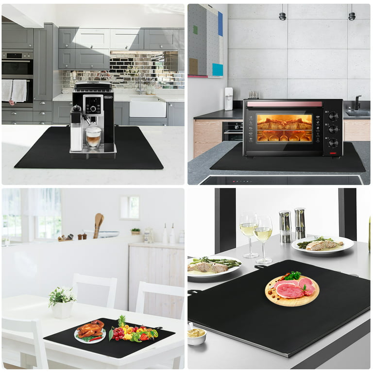 Extra Large Electric Stove Cover - Thick Natural Rubber Glass Top Stove  Cover with Anti-Slip Coating, Stove Top Covers for Electric Stove Prevents