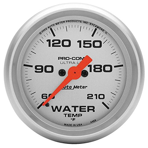 Autometer 4369 Ultra Lite Electric Water Temperature Gauge