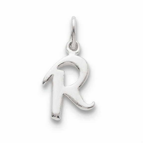 Sterling Silver Initial R Pendant