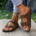 thumbnail image 3 of SACFOF Slide Sandals for Women with Soft Cork Footbed and Strap, Ladies Fashion Platform Slide Sandals Comfortable Slip On Style, 3 of 6