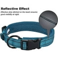 thumbnail image 4 of Dog Collar, Classic Adjustable Reflective Padded Collar With Alloy Ring, 4 of 5