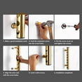 thumbnail image 4 of Stainless Steel Wall Mounted Wine Rack For 8 Bottles, Easy Installation, Elegant Home Decor, 4 of 8