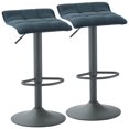 thumbnail image 1 of Tabouret réglable, bleu/gris,  2, 1 of 5