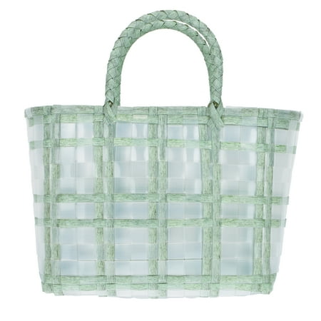 

1Pc Hand-woven Bag Hand Basket Jelly Bag Beach Bag Shopping Bag for Vegetables