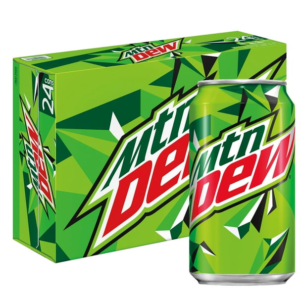 Mtn Dew 24 12 Fl Oz Box Walmart Com Walmart Com