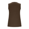 thumbnail image 3 of Womens Cotton Linen Tank Tops, Sleeveless Shirts for Women Summer Casual Solid Color V Neck Dressy Blouses with Pockets, 3 of 6