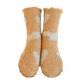 thumbnail image 1 of PEASKJP Chaussettes Antidérapantes pour Femmes Bas Longs Cuisse Extensibles Doux Chaussettes Rétro Arbitre, Taille Unique, 1 of 3