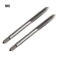 thumbnail image 1 of BTOER 2pc HSS Standard Metric Thread Thread Tap Set-M16 Screw Tap Drill Bit Kit Silver Straight Flute Plug Tap Hand Tools Accessory, 1 of 9