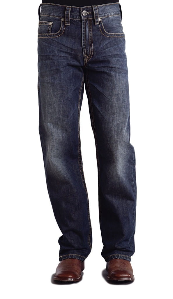 Stetson Stetson Western Denim Jeans Mens 1312 Dark 1100413124033